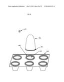 SYSTEM AND METHOD FOR PRODUCING A COMESTIBLE BAKED PRODUCT IN COMPLEX     SHAPES USING CAST MOLDING diagram and image