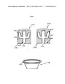 SYSTEM AND METHOD FOR PRODUCING A COMESTIBLE BAKED PRODUCT IN COMPLEX     SHAPES USING CAST MOLDING diagram and image