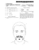 TEMPORARY TATTOO FACIAL HAIR diagram and image