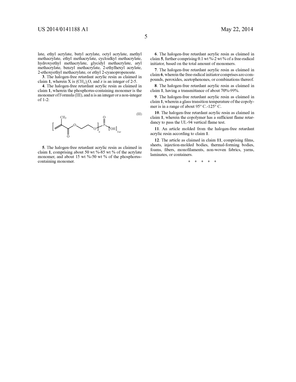 HALOGEN-FREE RETARDANT ACRYLIC RESIN AND MOLDED ARTICLE - diagram, schematic, and image 06