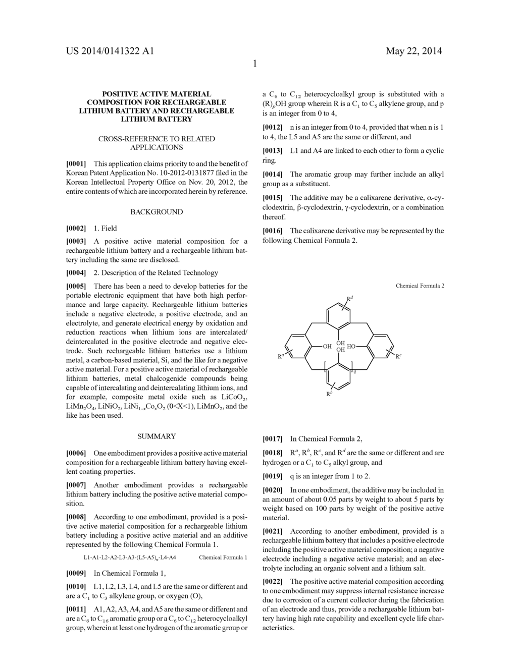 POSITIVE ACTIVE MATERIAL COMPOSITION FOR RECHARGEABLE LITHIUM BATTERY AND     RECHARGEABLE LITHIUM BATTERY - diagram, schematic, and image 03