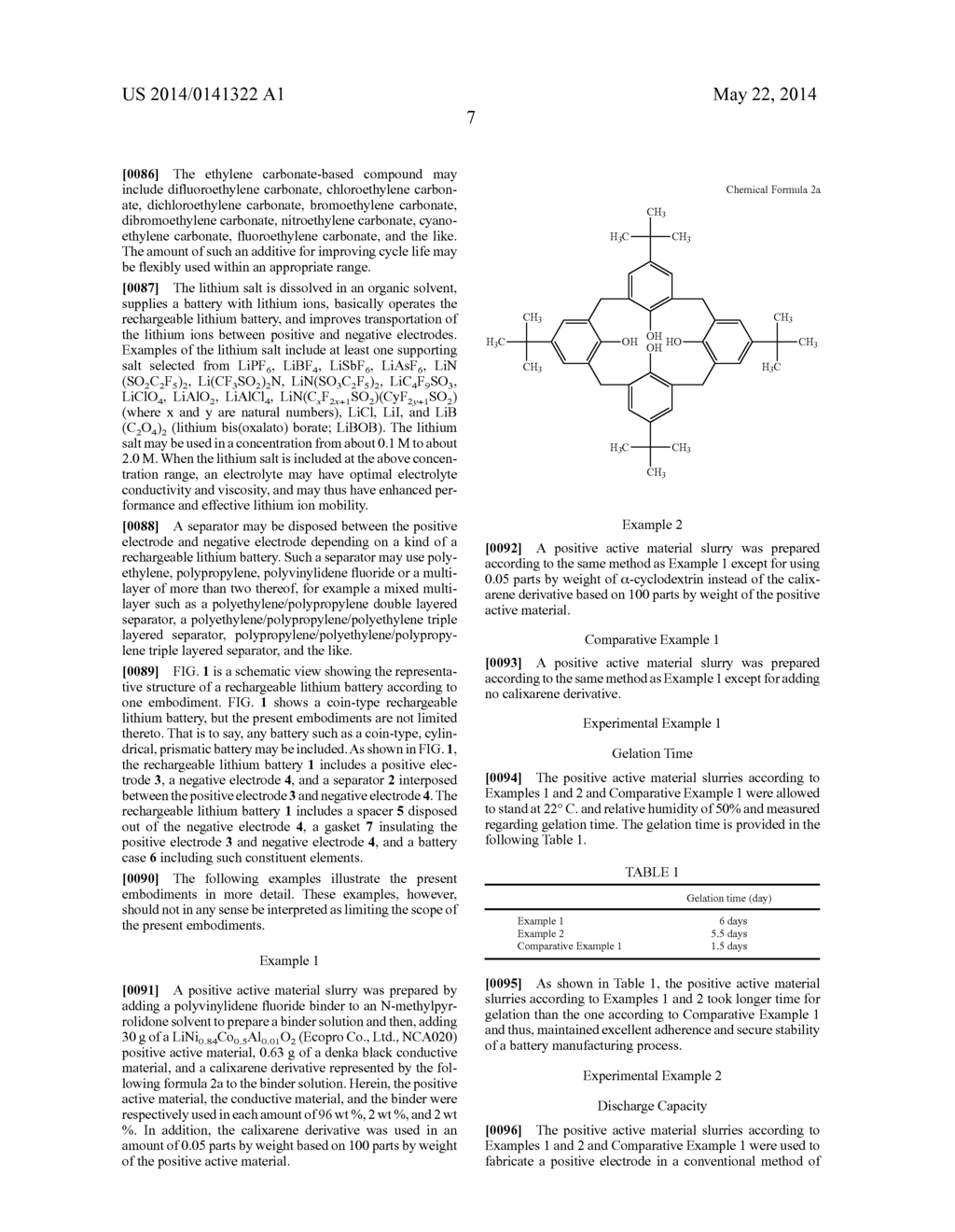 POSITIVE ACTIVE MATERIAL COMPOSITION FOR RECHARGEABLE LITHIUM BATTERY AND     RECHARGEABLE LITHIUM BATTERY - diagram, schematic, and image 09