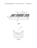 METHODS OF PROVIDING LIQUID MATERIAL TO SELECTED REGIONS OF SEMICONDUCTOR     MATERIAL WITH TEXTURED SURFACES diagram and image