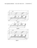 METHODS OF PROVIDING LIQUID MATERIAL TO SELECTED REGIONS OF SEMICONDUCTOR     MATERIAL WITH TEXTURED SURFACES diagram and image