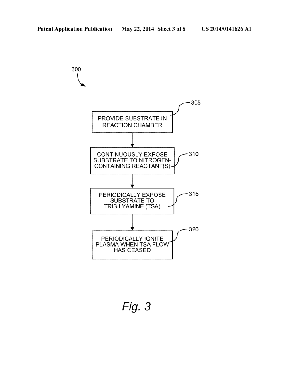 METHOD FOR DEPOSITING A CHLORINE-FREE CONFORMAL SIN FILM - diagram, schematic, and image 04