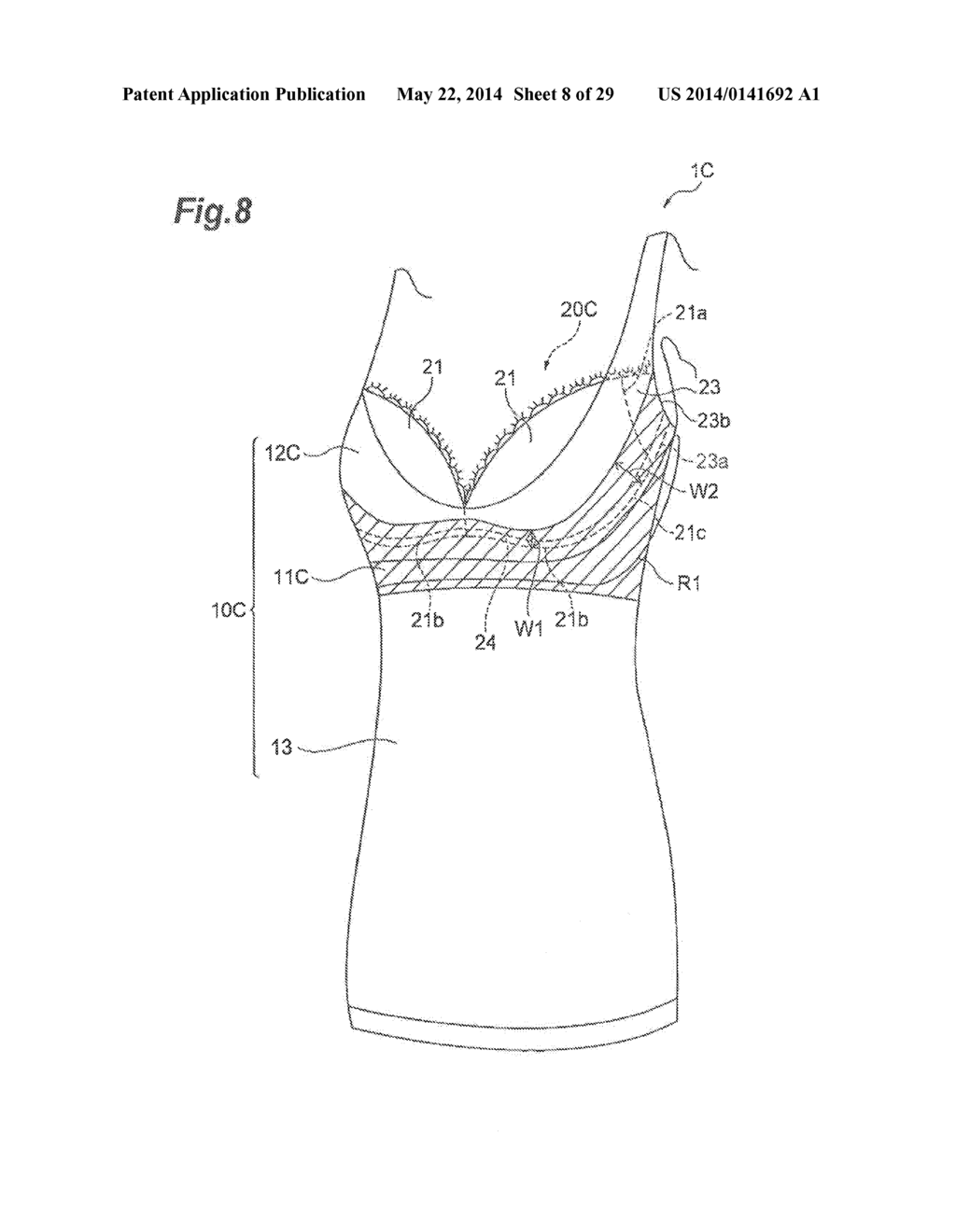 GARMENT WITH CUP PART - diagram, schematic, and image 09