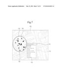 MAP SERVICE METHOD AND SYSTEM OF PROVIDING TARGET CONTENTS BASED ON     LOCATION diagram and image