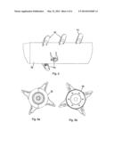 Crop Engaging Elements for a Combine Harvester Separating Rotor diagram and image