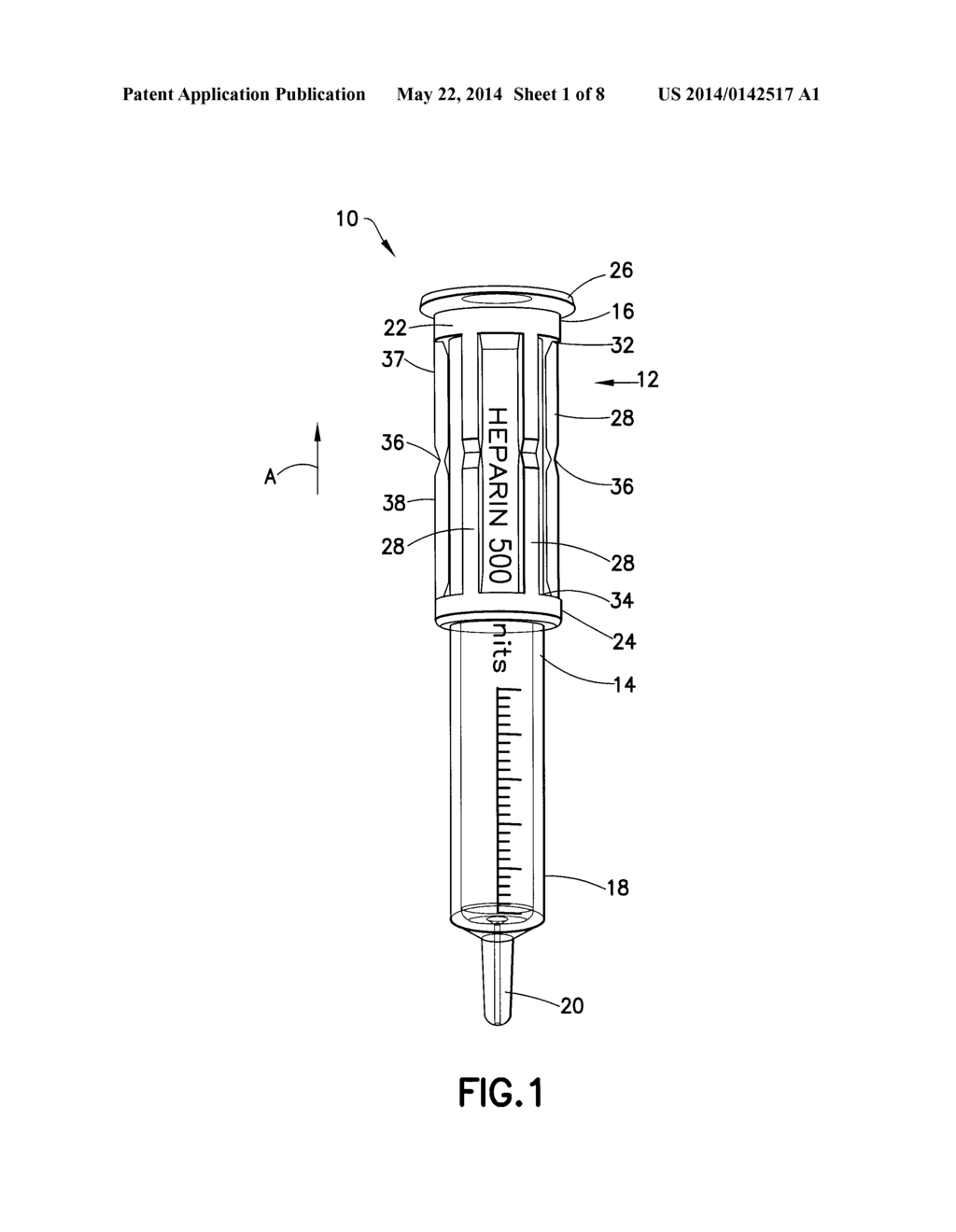 Syringe Assembly Having a Flexible or Slidable Flange - diagram, schematic, and image 02