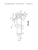 Syringe Assembly Having a Flexible or Slidable Flange diagram and image