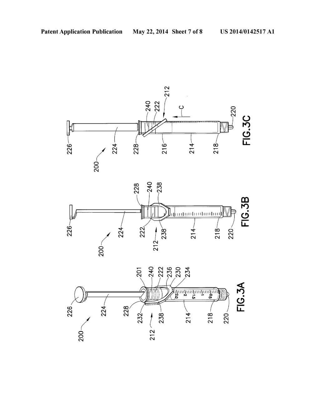 Syringe Assembly Having a Flexible or Slidable Flange - diagram, schematic, and image 08