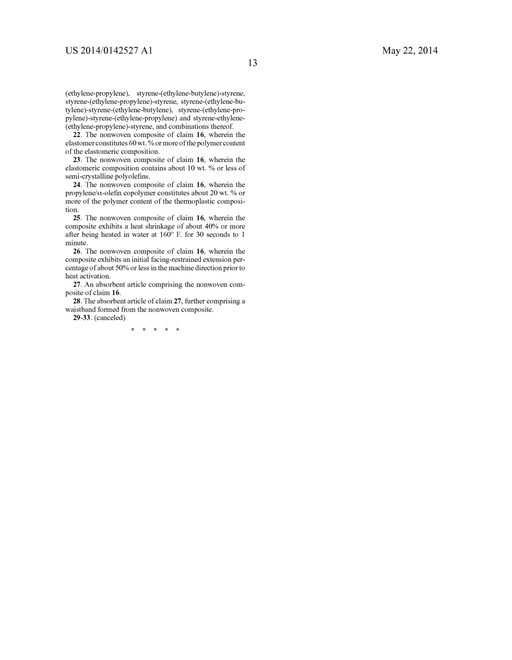 Latent Elastic Composite Formed from a Multi-Layered Film - diagram, schematic, and image 16