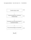 METHOD AND APPARATUS FOR GENERATING CUSTOMIZED DESIGNS FOR RETAIL ITEMS diagram and image