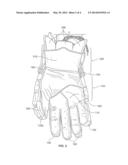 SPORTS GLOVE WITH INDEPENDENTLY MOVABLE LAYER OF PROTECTION diagram and image