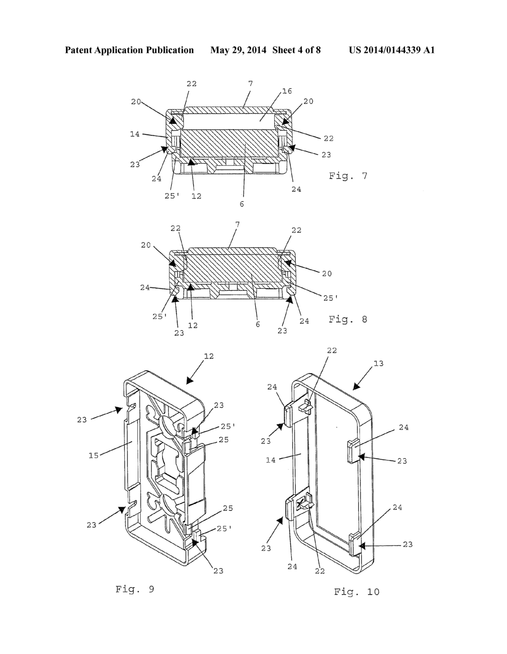 INK STORING UNIT FOR A HAND-OPERATED STAMP - diagram, schematic, and image 05