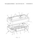 INK STORING UNIT FOR A HAND-OPERATED STAMP diagram and image