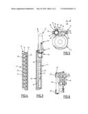 STRUCTURE FOR SUPPORTING AND GUIDING A HOISTABLE MAST OF A SUBMARINE     VEHICLE diagram and image