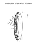 Ring with Outer Markings/Segments for Setting Gemstones diagram and image