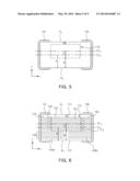 MULTILAYERED CERAMIC CAPACITOR AND MOUNTING STRUCTURE OF CIRCUIT BOARD     HAVING MULTILAYERED CERAMIC CAPACITOR MOUNTED THEREON diagram and image