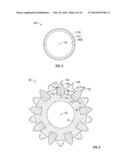 APPARATUS AND METHOD FOR RETAINING INSERTS OF A ROLLING CONE DRILL BIT diagram and image