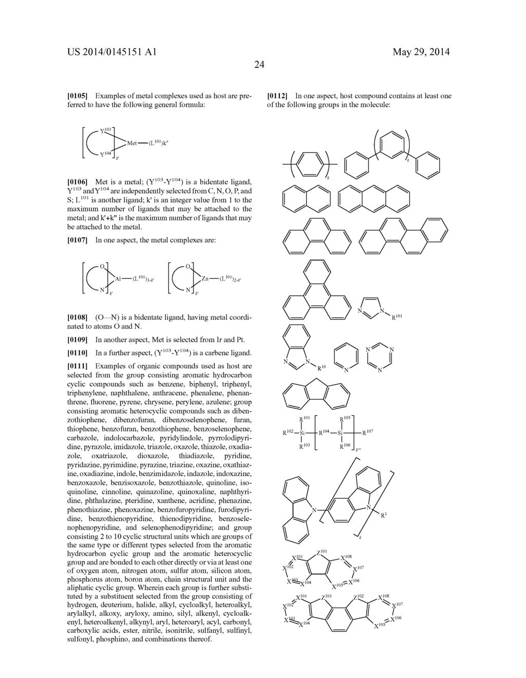 Organic Electroluminescent Device With Delayed Fluorescence - diagram, schematic, and image 28