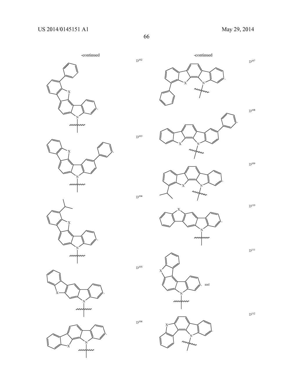 Organic Electroluminescent Device With Delayed Fluorescence - diagram, schematic, and image 70