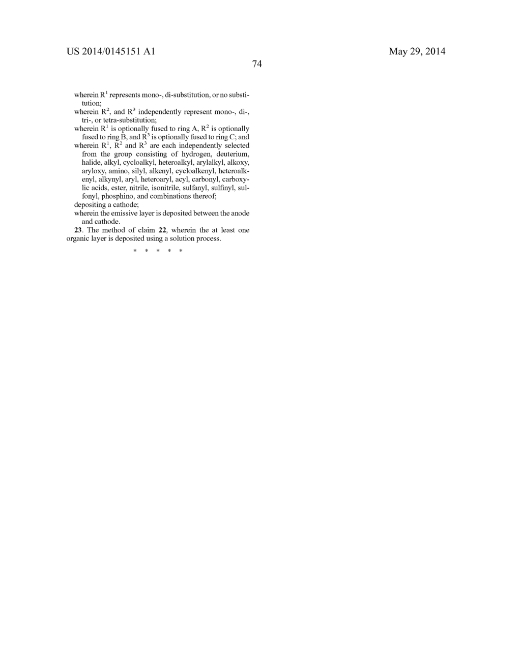 Organic Electroluminescent Device With Delayed Fluorescence - diagram, schematic, and image 78