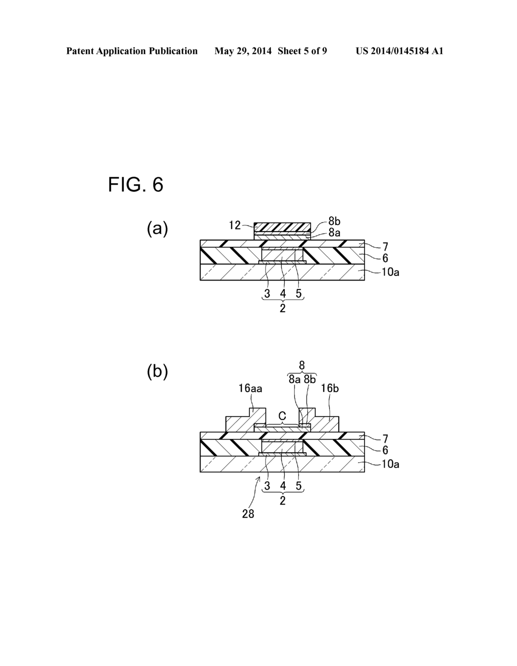 THIN FILM TRANSISTOR SUBSTRATE AND METHOD FOR PRODUCING SAME - diagram, schematic, and image 06