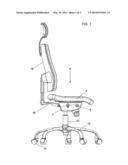 Process for forming a connecting structure between the column and seating     portion of an office chair, and a structure obtained by such process diagram and image
