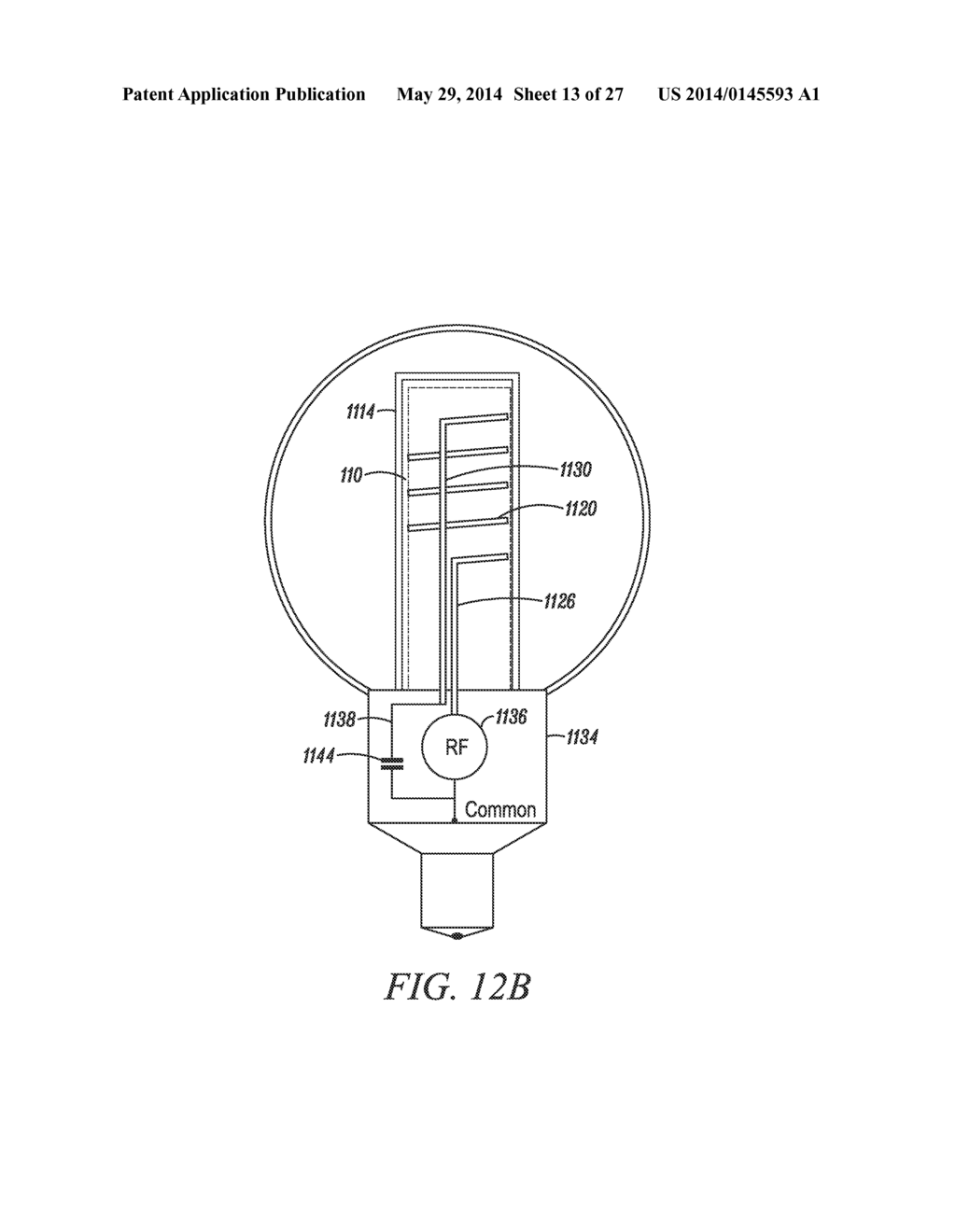 FAST START RF INDUCTION LAMP WITH FERROMAGNETIC CORE - diagram, schematic, and image 14