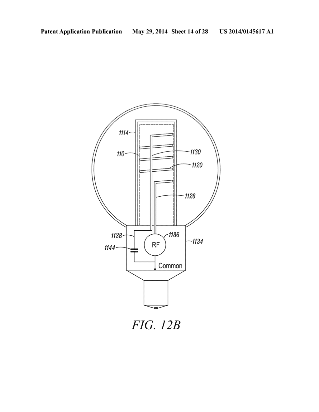 DIMMABLE INDUCTION RF FLUORESCENT LAMP WITH REDUCED ELECTROMAGNETIC     INTERFERENCE - diagram, schematic, and image 15