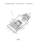 LIGHTING MODULE FOR A VEHICLE LIGHTING DEVICE WITH SEMICONDUCTOR LIGHT     SOURCE diagram and image