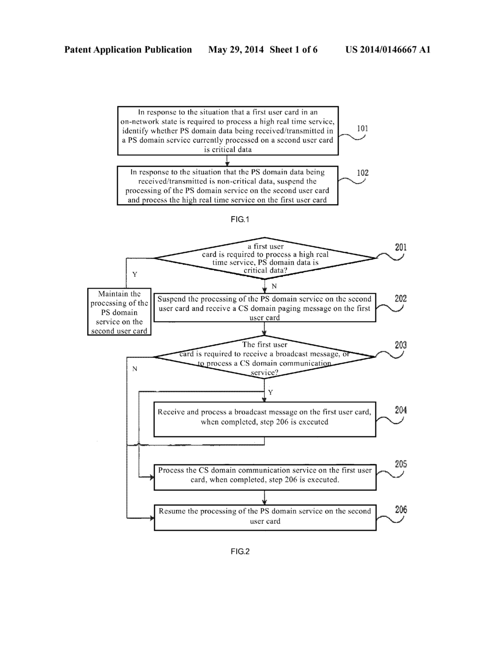 MOBILE TERMINAL AND SERVICE PROCESSING METHOD THEREOF, AND BASEBAND     PROCESSING CHIP - diagram, schematic, and image 02