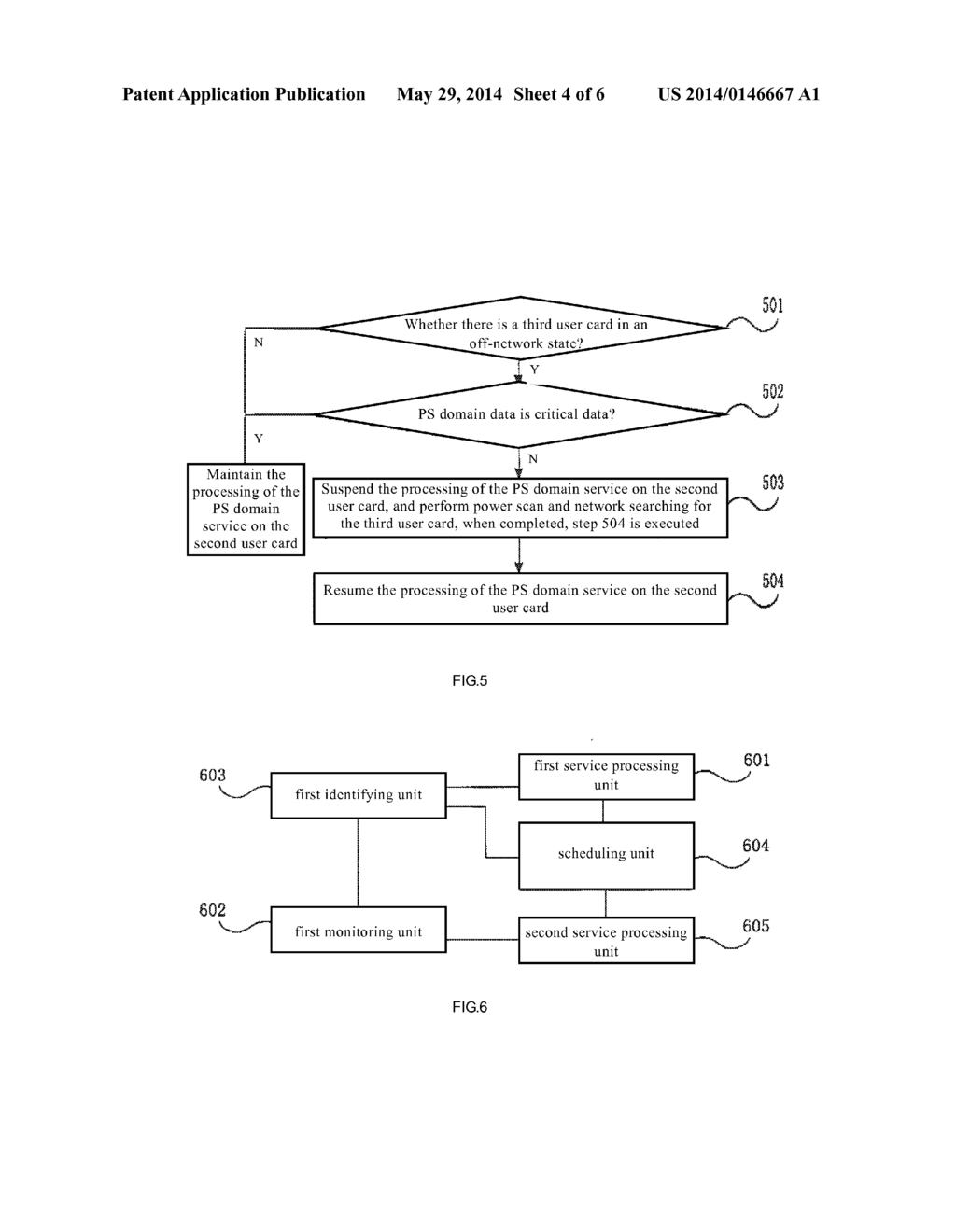 MOBILE TERMINAL AND SERVICE PROCESSING METHOD THEREOF, AND BASEBAND     PROCESSING CHIP - diagram, schematic, and image 05