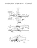 MACHINE FOR RECLAIMING AND RECYCLING ROADWAY SHOULDER MATERIAL WHILE     RESTORING SHOULDER GRADE AND LEVEL diagram and image