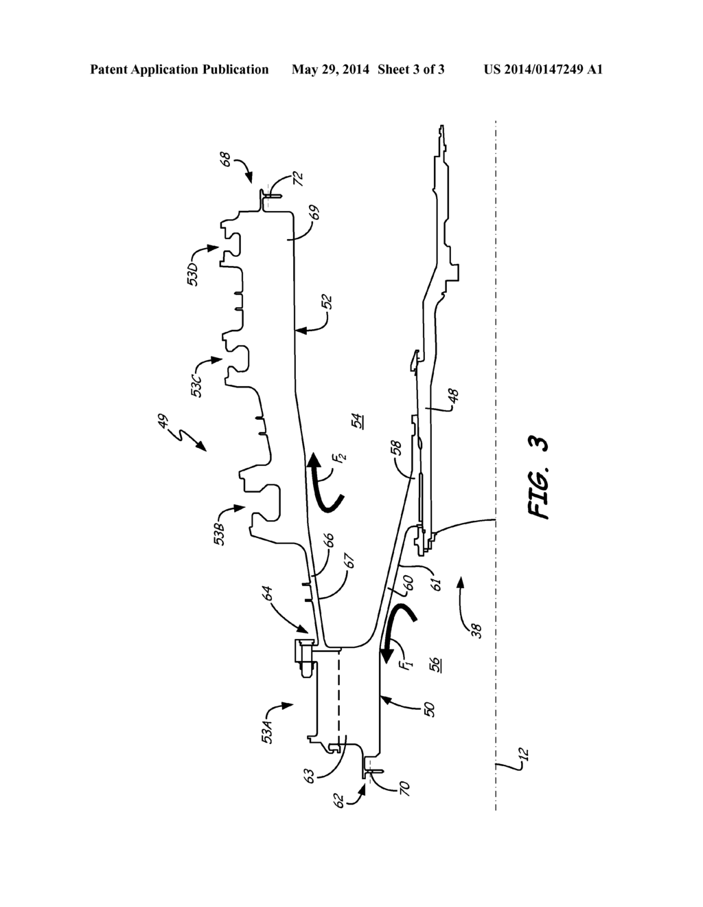 GAS TURBINE ENGINE ROTOR DRAIN FEATURE - diagram, schematic, and image 04