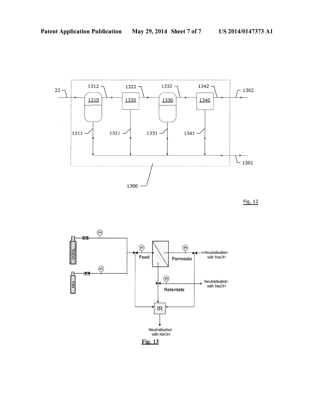 Process to separate phosgene and hydrogen chloride from a fluid stream     comprising phosgene and hydrogen chloride - diagram, schematic, and image 08