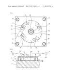 FLUID PRESSURE IMPRINTING DEVICE PROVIDED WITH PRESSURIZATION UNIT     SECURING TOOL diagram and image