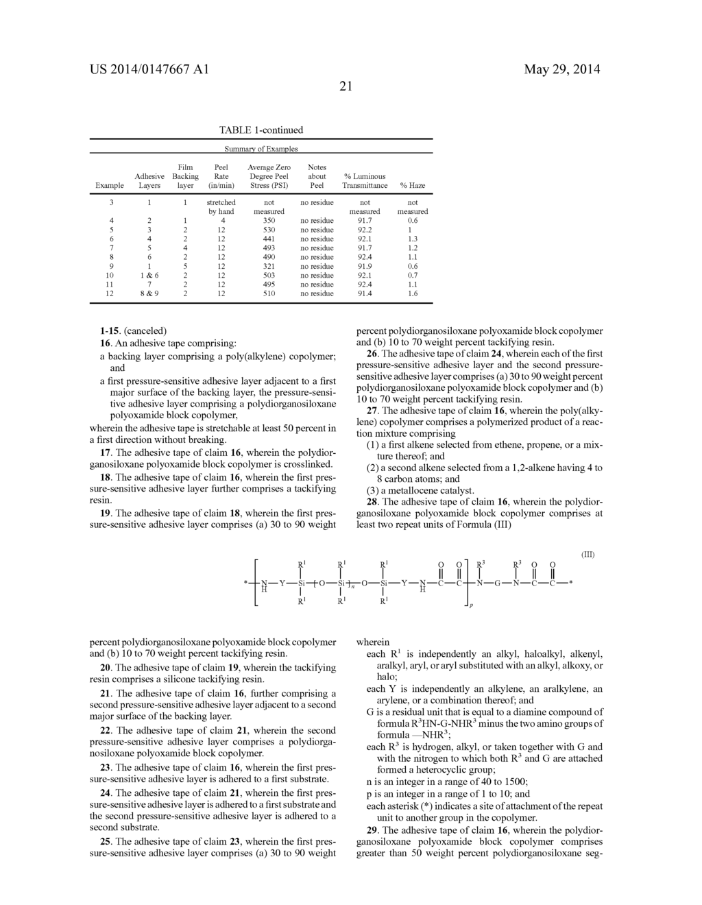 STRETCH RELEASABLE ADHESIVE TAPE - diagram, schematic, and image 23