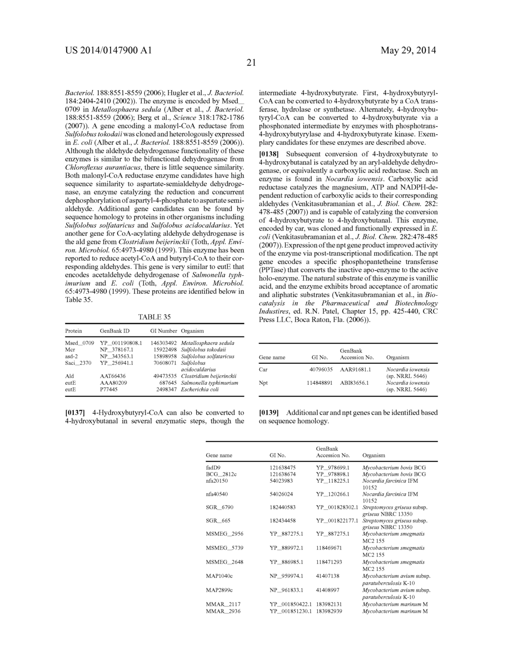 MICROORGANISMS AND METHODS FOR CONVERSION OF SYNGAS AND OTHER CARBON     SOURCES TO USEFUL PRODUCTS - diagram, schematic, and image 39