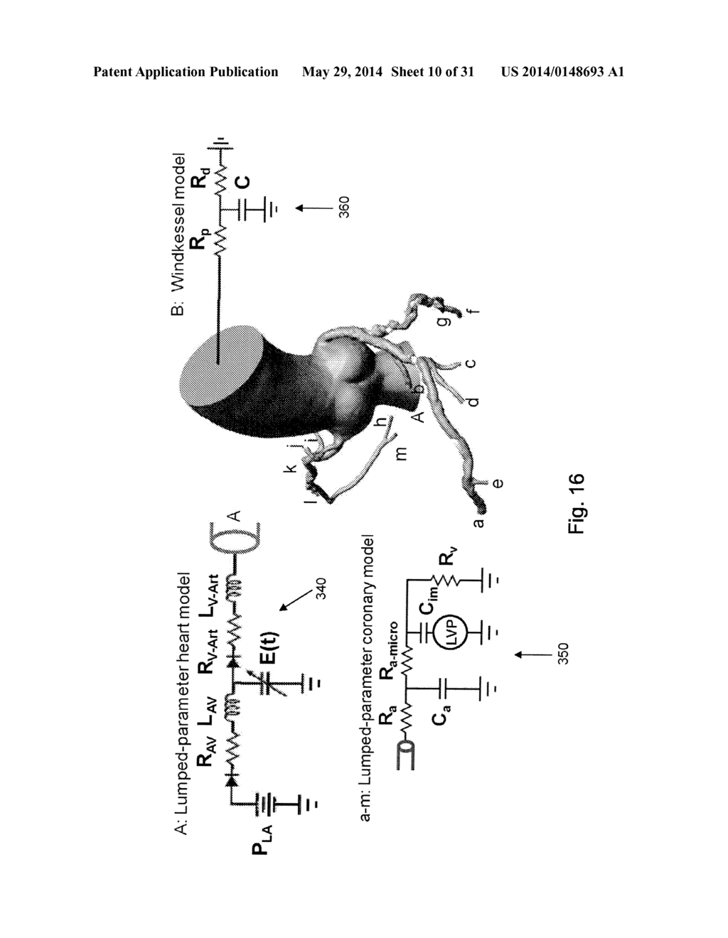 METHOD AND SYSTEM FOR PATIENT-SPECIFIC MODELING OF BLOOD FLOW - diagram, schematic, and image 11