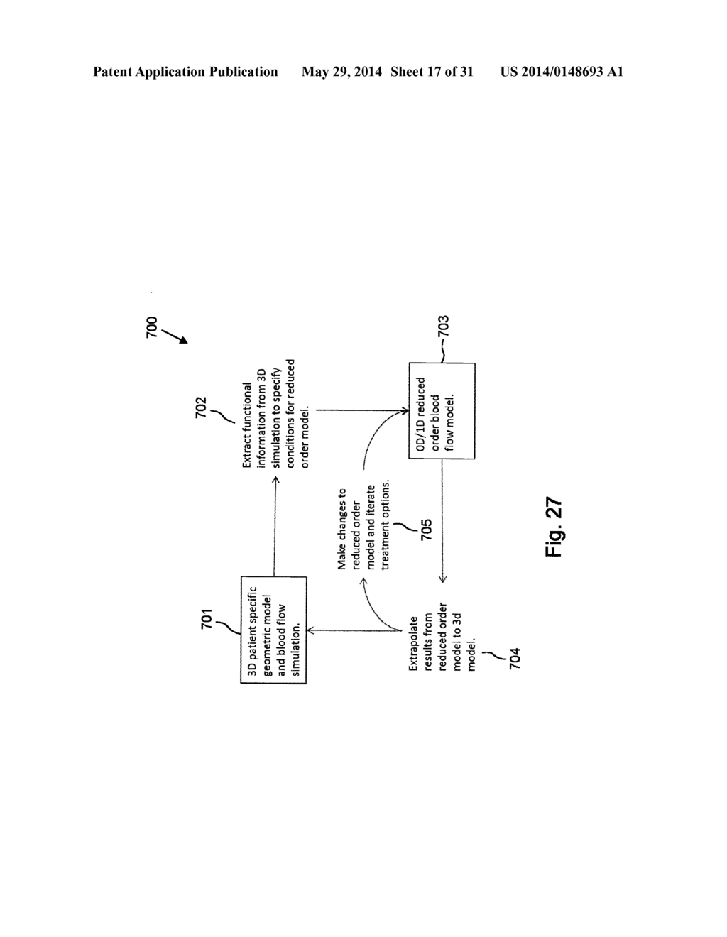 METHOD AND SYSTEM FOR PATIENT-SPECIFIC MODELING OF BLOOD FLOW - diagram, schematic, and image 18