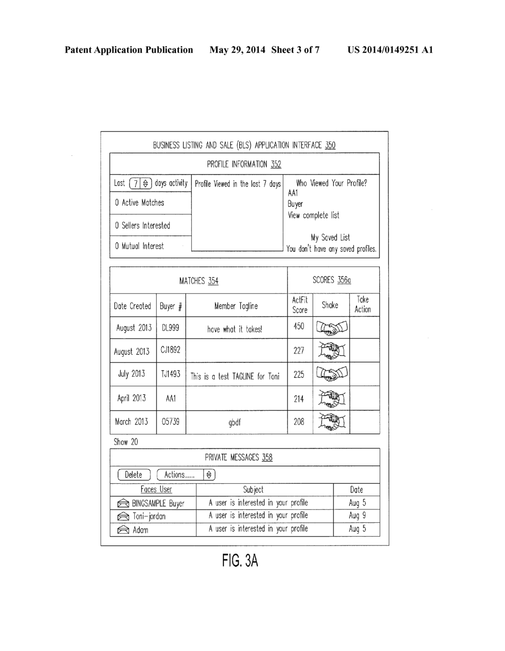 SYSTEMS AND METHODS FOR MATCHING BUYERS AND SELLERS BASED ON BUSINESS     ORIENTED PARAMETERS - diagram, schematic, and image 04