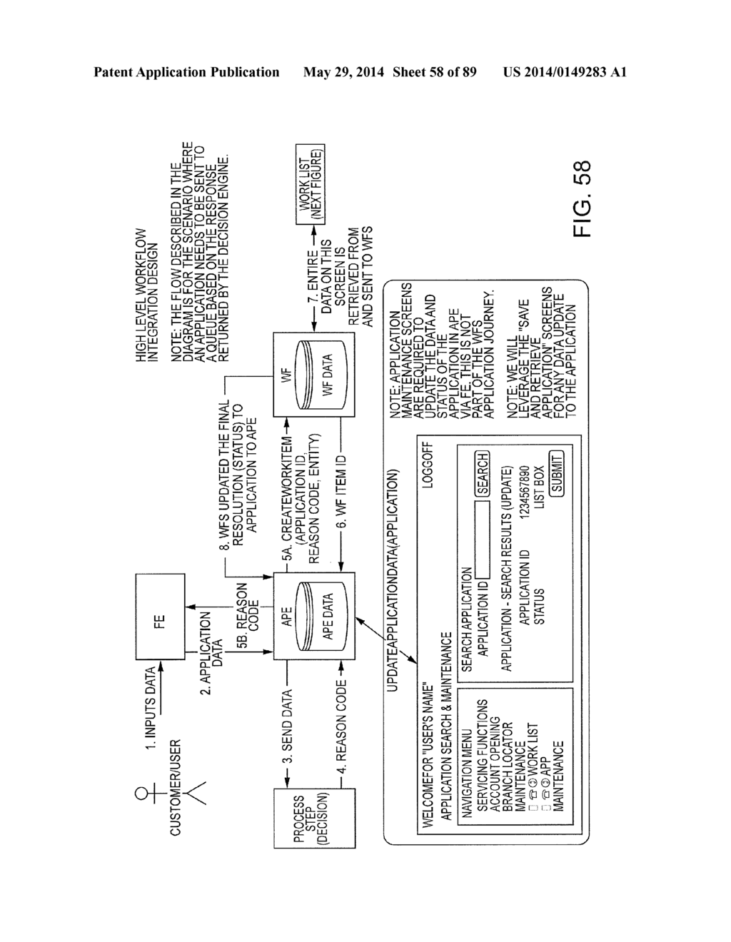 ACCOUNT OPENING COMPUTER SYSTEM ARCHITECTURE AND PROCESS FOR IMPLEMENTING     SAME - diagram, schematic, and image 59