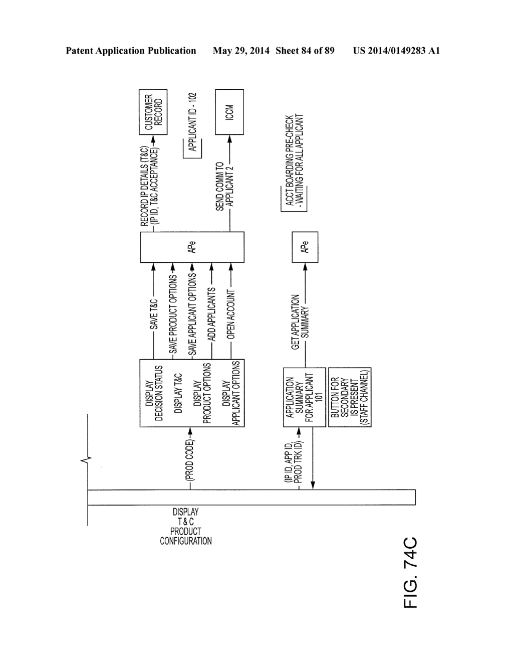 ACCOUNT OPENING COMPUTER SYSTEM ARCHITECTURE AND PROCESS FOR IMPLEMENTING     SAME - diagram, schematic, and image 85