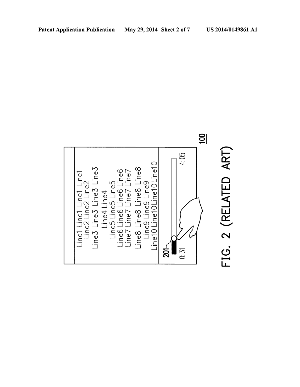 METHOD OF DISPLAYING MUSIC LYRICS AND DEVICE USING THE SAME - diagram, schematic, and image 03