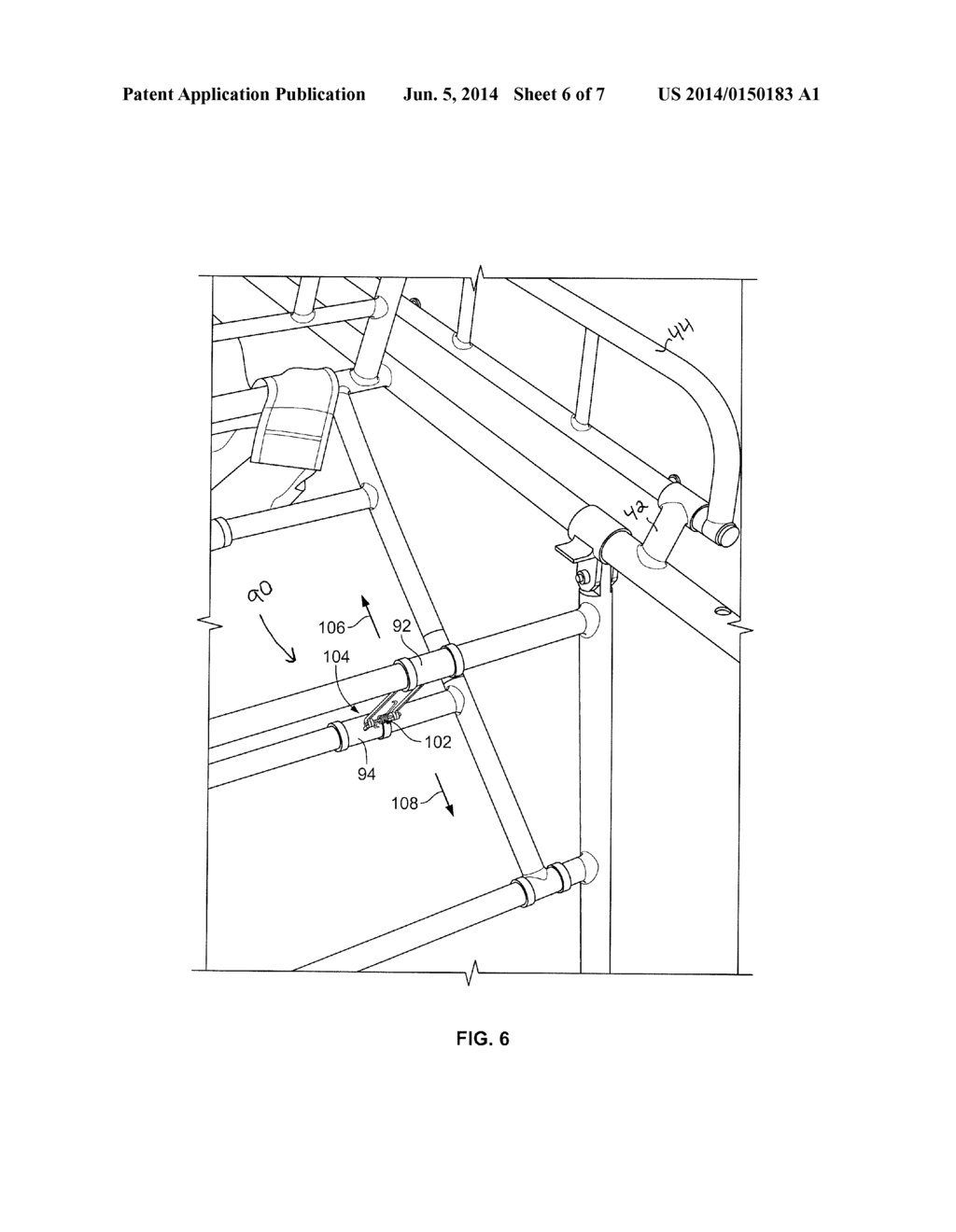 Portable Collapsible Field Hospital Bed - diagram, schematic, and image 07