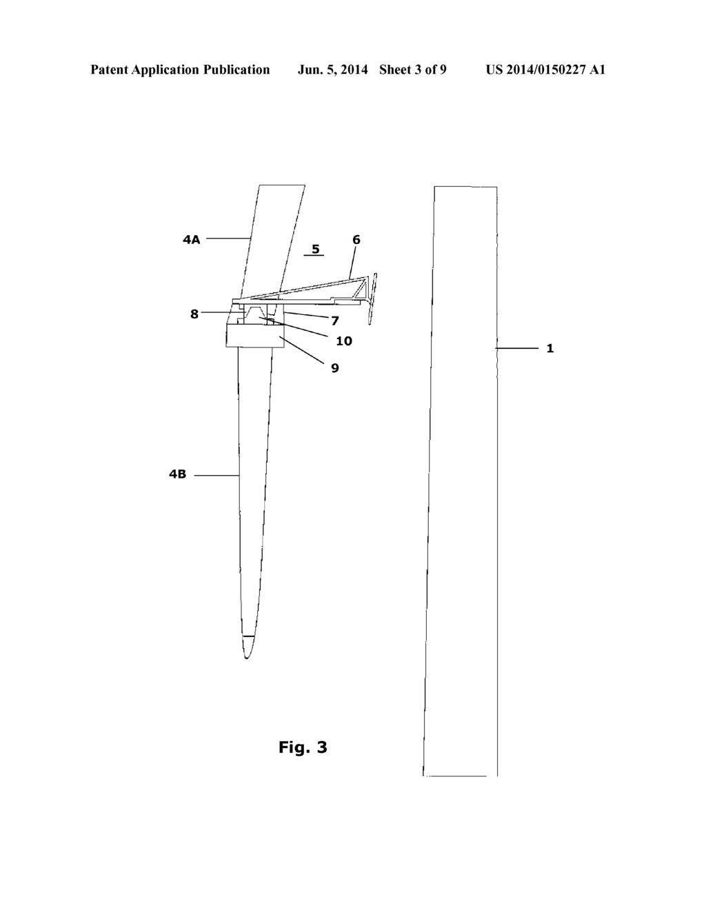 LIFTING DEVICE FOR CONNECTING TWO ROTOR BLADE SEGMENTS OF A WIND TURBINE - diagram, schematic, and image 04