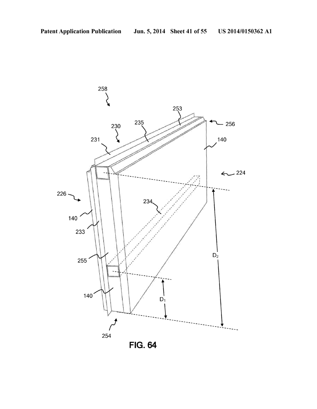 BUILDING PANELS AND METHOD OF FORMING BUILDING PANELS - diagram, schematic, and image 42