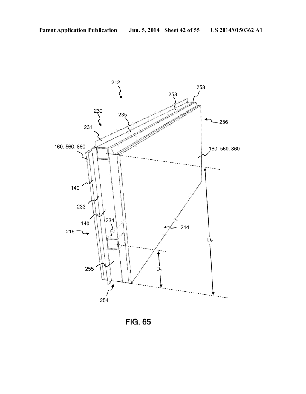 BUILDING PANELS AND METHOD OF FORMING BUILDING PANELS - diagram, schematic, and image 43